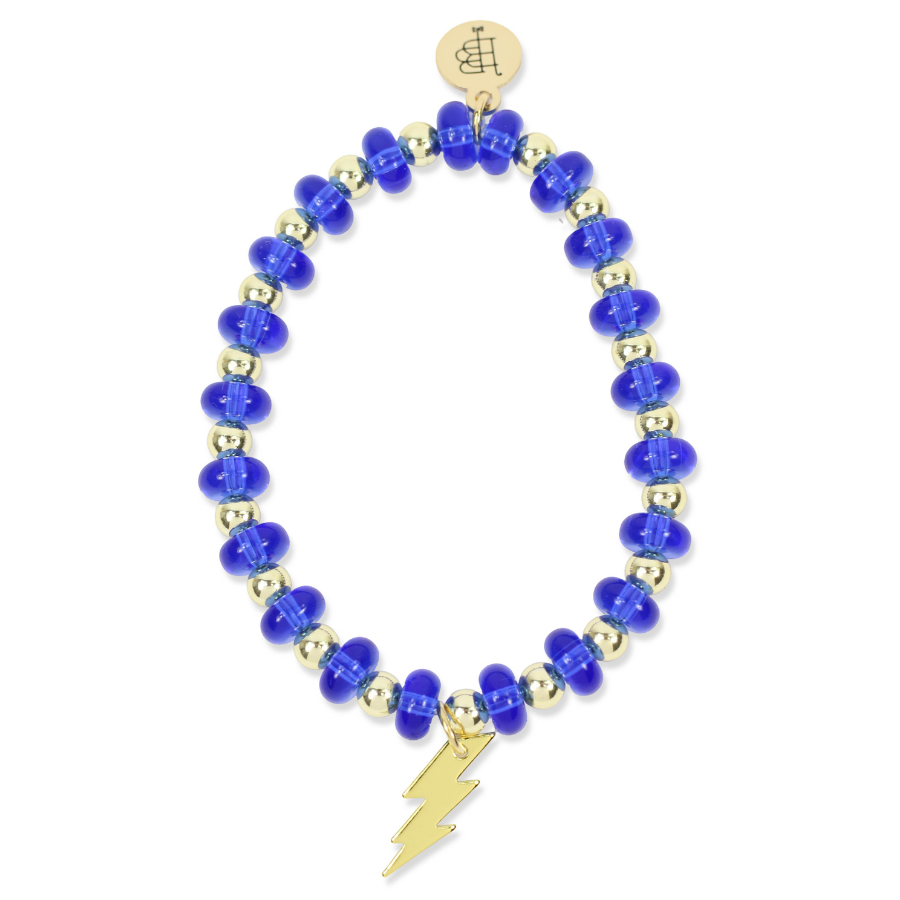 Annie Stretch Bracelet - Blue Bolt