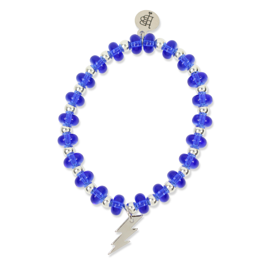 Annie Stretch Bracelet - Blue Bolt