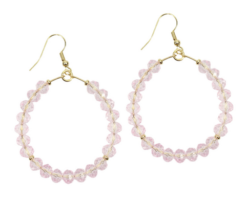 The Chloe Earring - Light Pink