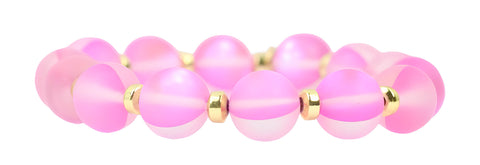 Shelby Stretch Bracelet - Pink Glow