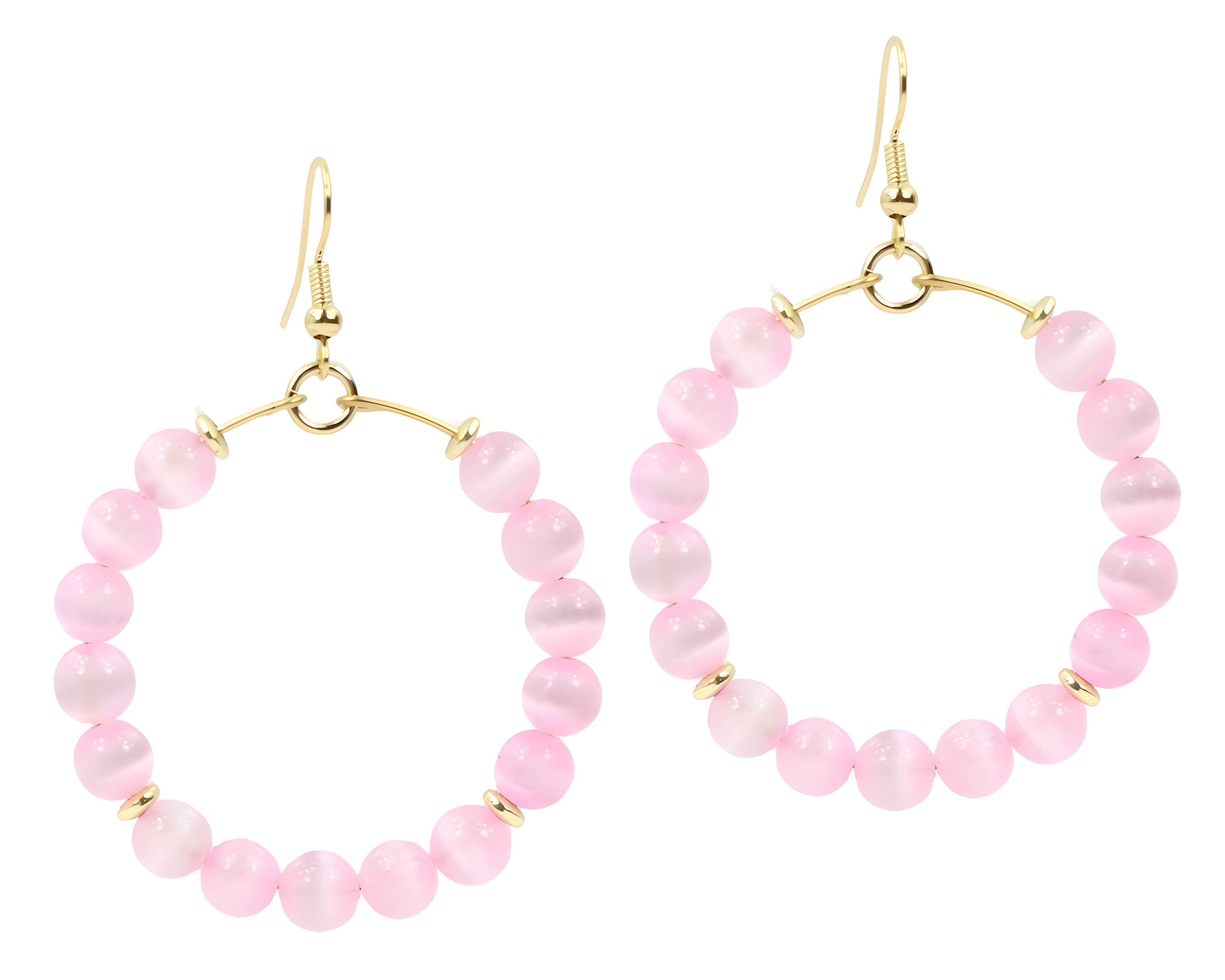The Chloe Earring - Ballet Pink