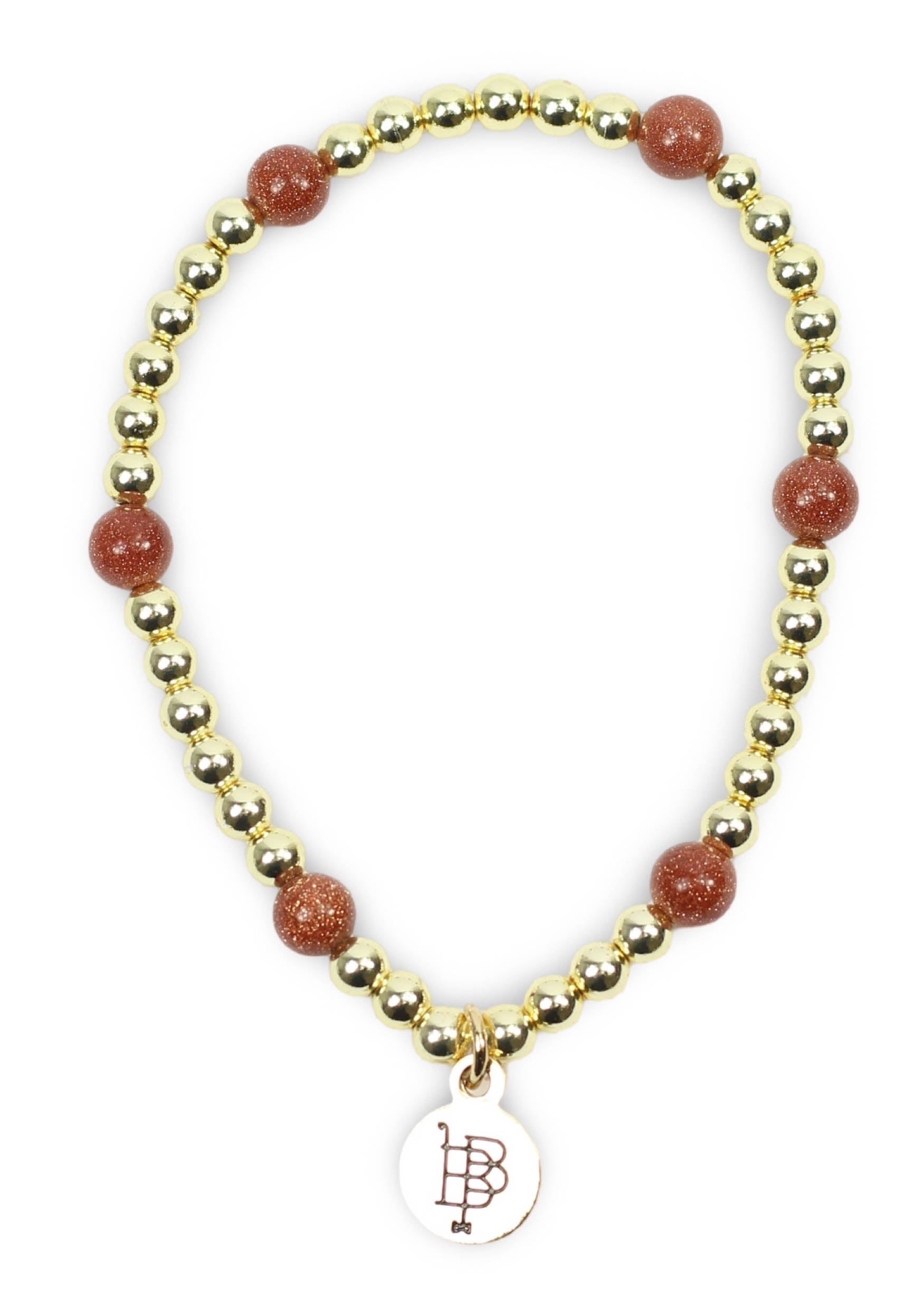 Lexi Stretch Bracelet - Pumpkin Spice