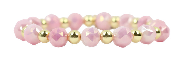 Annie Stacker Bracelet - Petal Pink