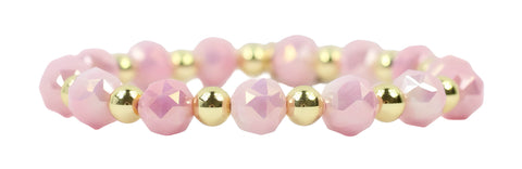 Annie Stacker Bracelet - Petal Pink