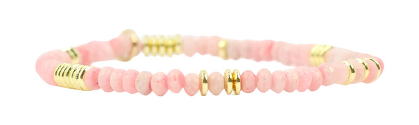 Mini Annie Stretch Bracelet - Pink