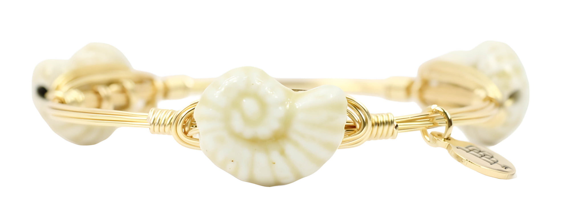 Nautilus Bangle Bracelet - White