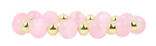 Shelby Stretch Bracelet - Ballet Pink