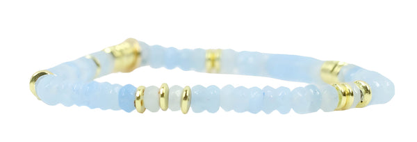 Mini Annie Stretch Bracelet - Periwinkle