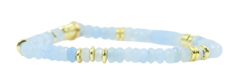Mini Annie Stretch Bracelet - Periwinkle