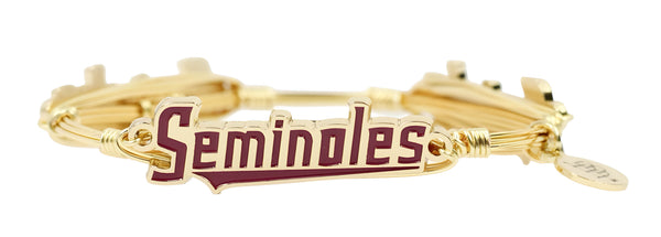 The Florida State Seminoles Script Bangle Bracelet
