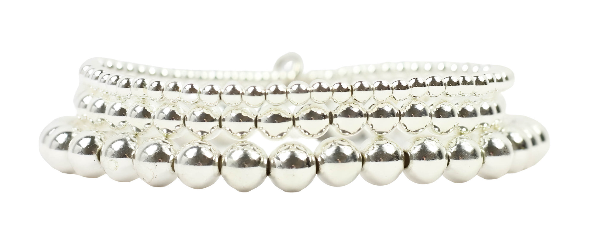 The Carley Stretchy Stack - Silver