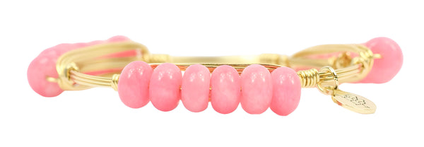 The Strawberry Pink Bangle Bracelet
