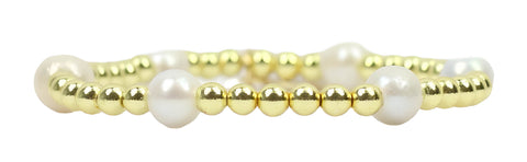 Lexi Stacker Bracelet - Pearl