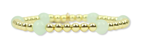 Lexi Stretch Bracelet - Spring Green
