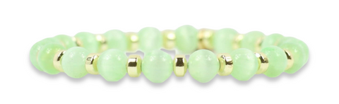 Mini Annie Stretch Bracelet - Key Lime
