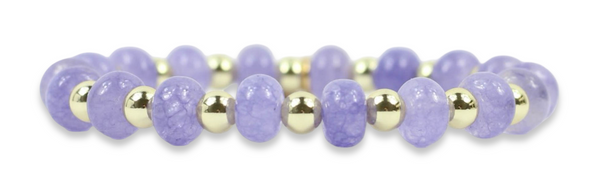 Annie Stretch Bracelet - Purple