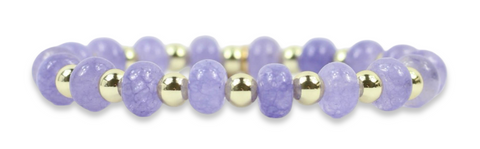 Annie Stretch Bracelet - Purple