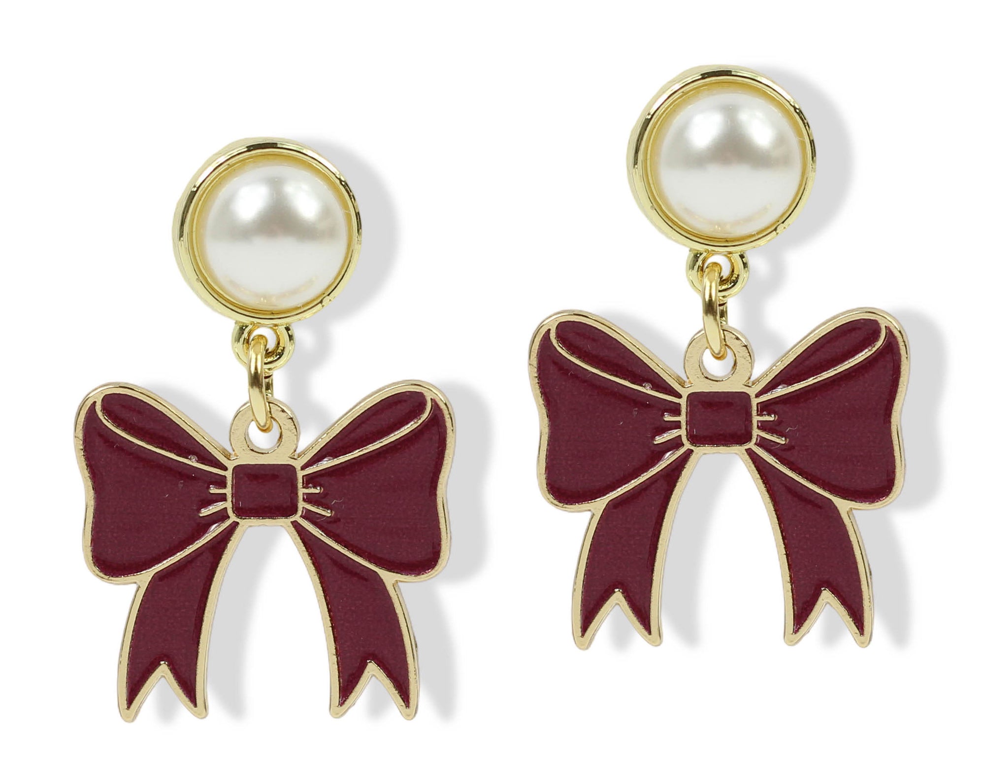 The Meredith Earring - Garnet