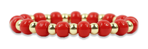 Annie Stretch Bracelet - Americana Red