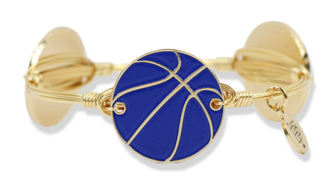 The Basketball Bangle Bracelet - Blue