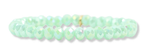 Stacker Stretch Bracelet - Seafoam Sparkle