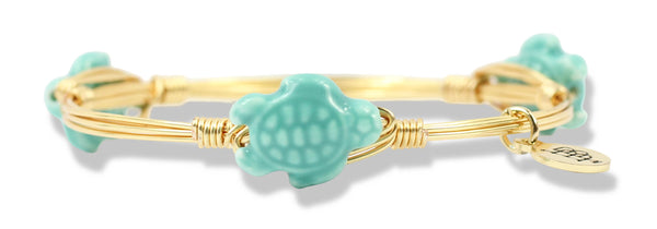 The Turquoise Turtle Bangle Bracelet