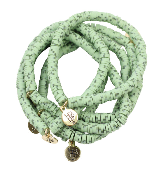 Stacker Stretch Bracelet - Pistachio Vinyl