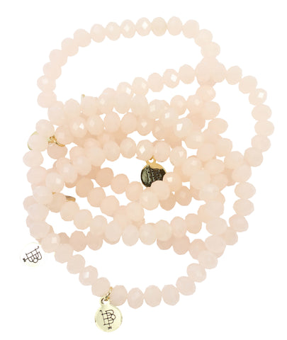 Stacker Stretch Bracelet - Nude