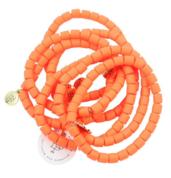 Stacker Stretch Bracelet - Orange Barrel Vinyl