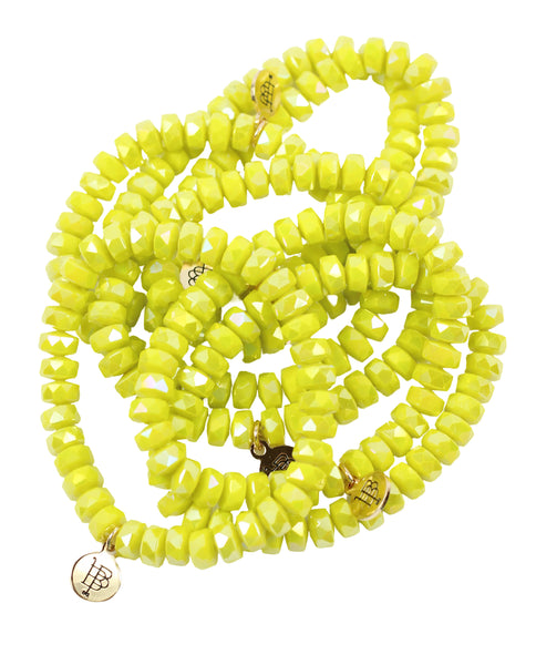 Stacker Stretch Bracelet - Yellow Slice