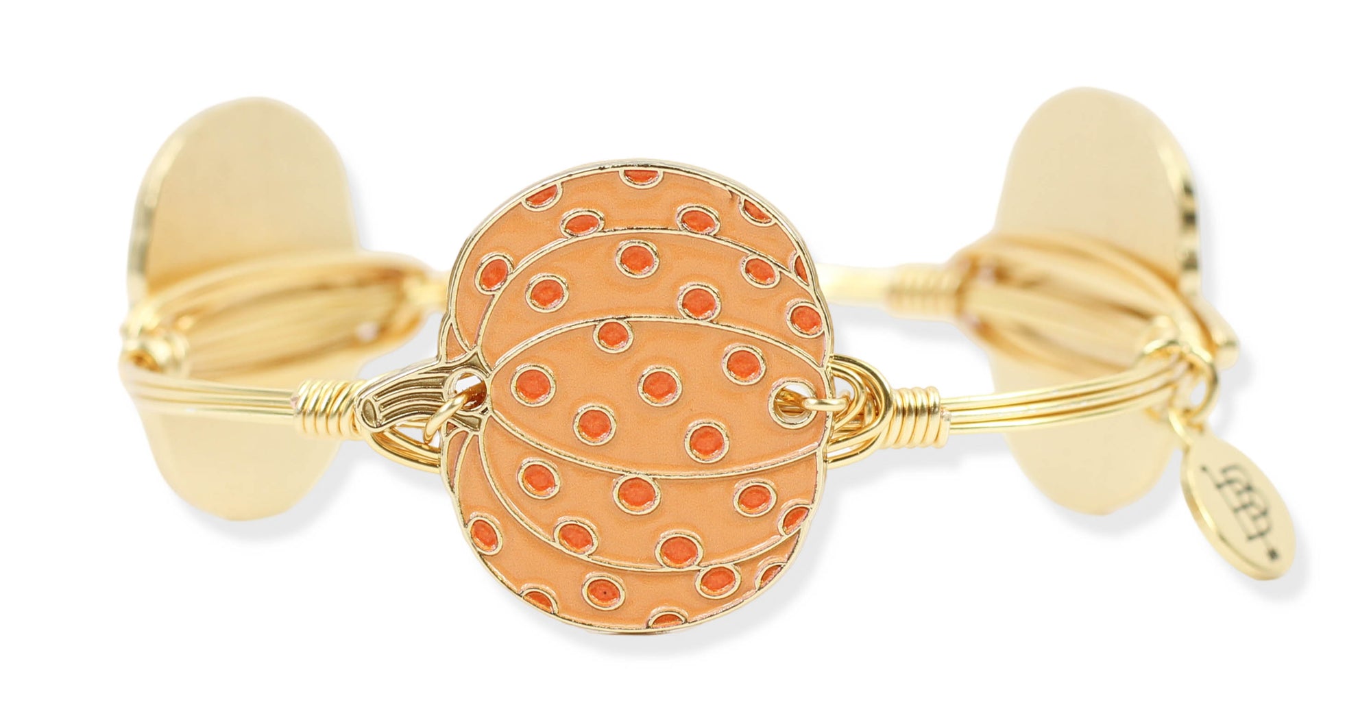 The Polka Dot Pumpkin Bangle Bracelet