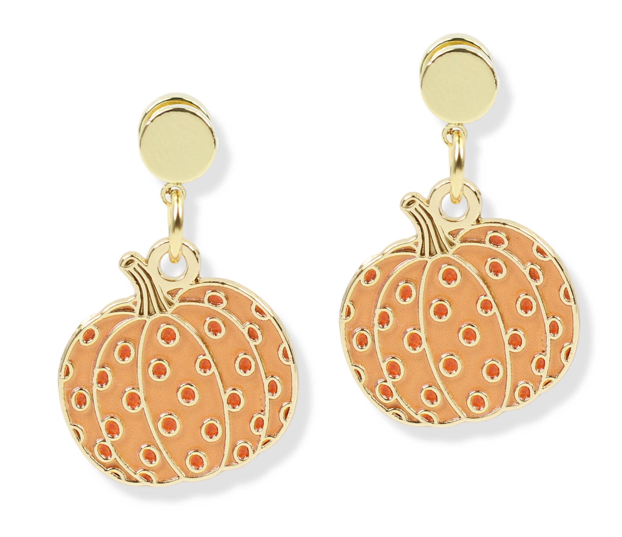 The Polka Dot Pumpkin Earring