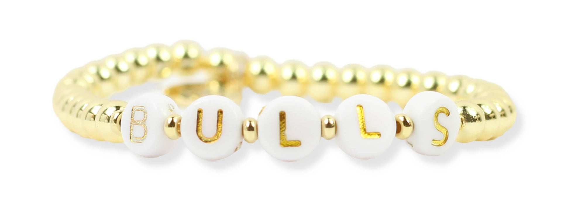 Gold Midi Stretch Bracelet - Bulls