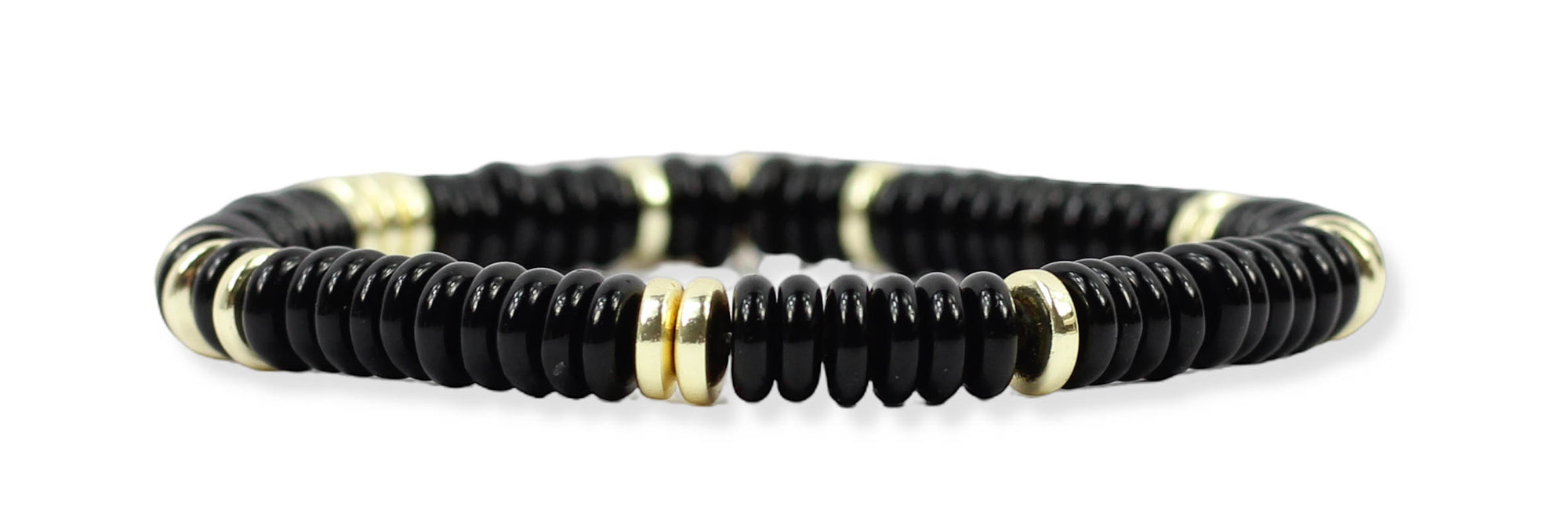 Annie Stretch Bracelet - Black Slice