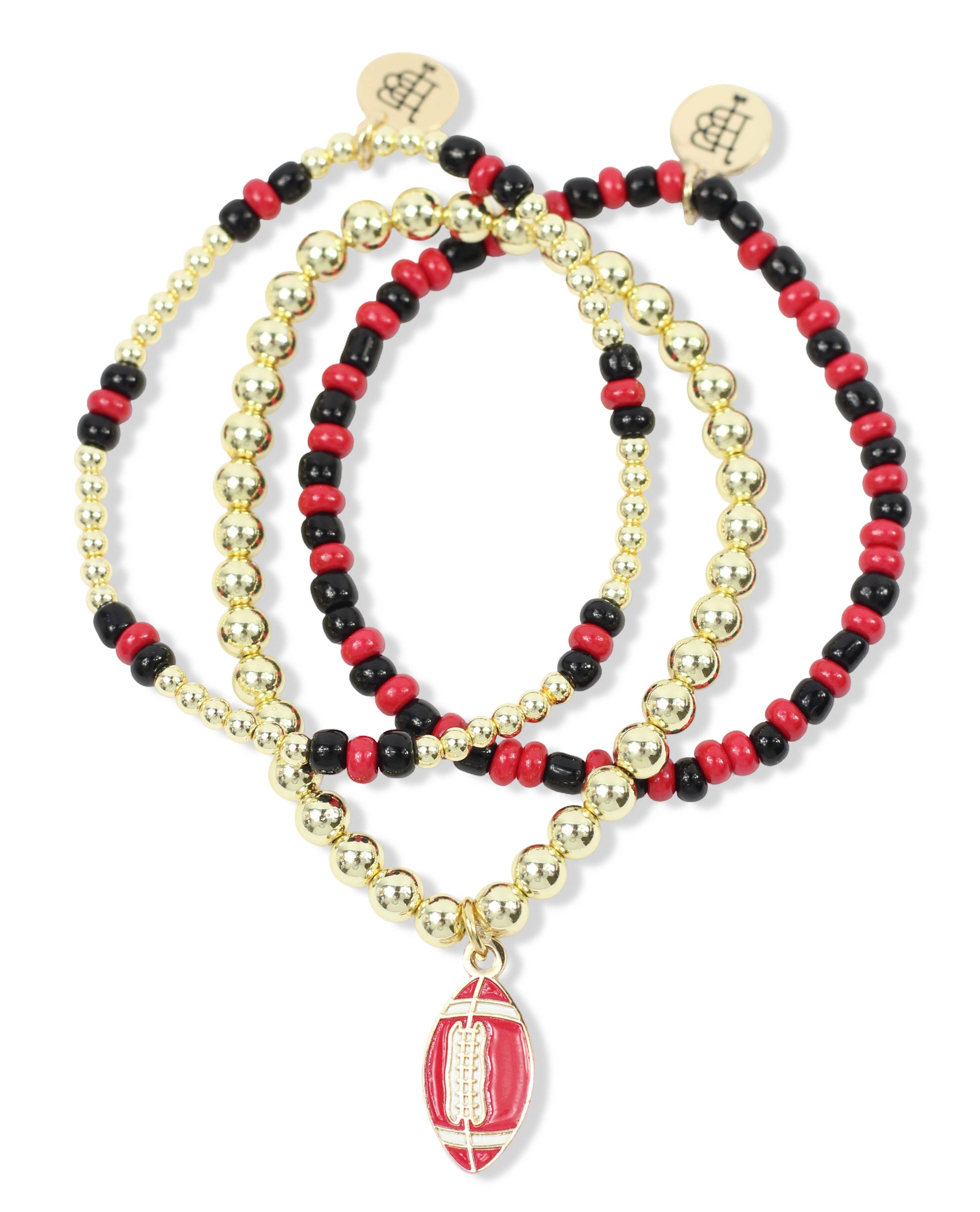 Tailgate Stretchy Stack - Black & Red