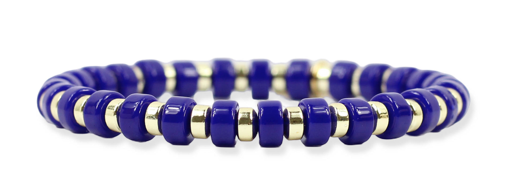 Gigi Stretch Bracelet - Royal Disc