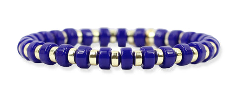 Gigi Stretch Bracelet - Royal Disc