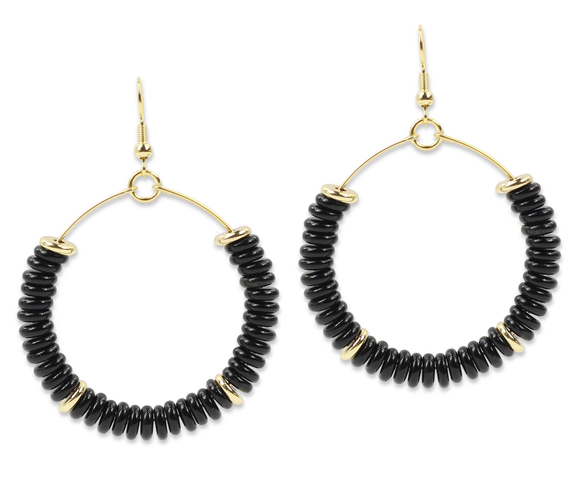 The Chloe Earring - Black Slice