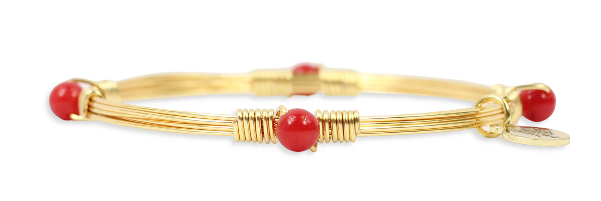 The Morgan Bangle - Cherry Red