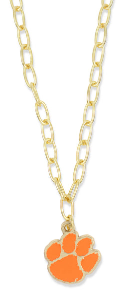 The Stadium Necklace - Clemson Tiger Paw
