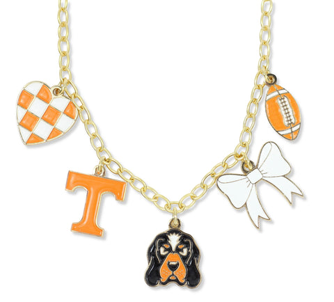 Gameday Charm Necklace - Tennessee Vols