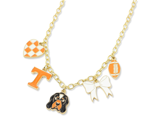 Gameday Charm Necklace - Tennessee Vols