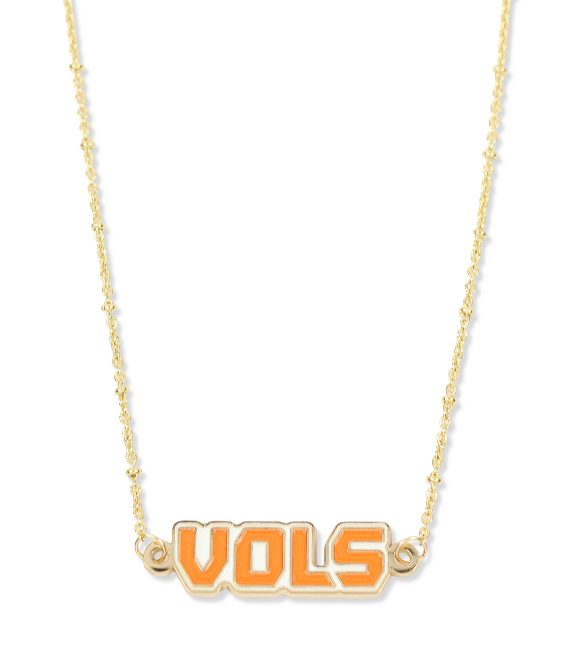 The Retro Vols Script Necklace