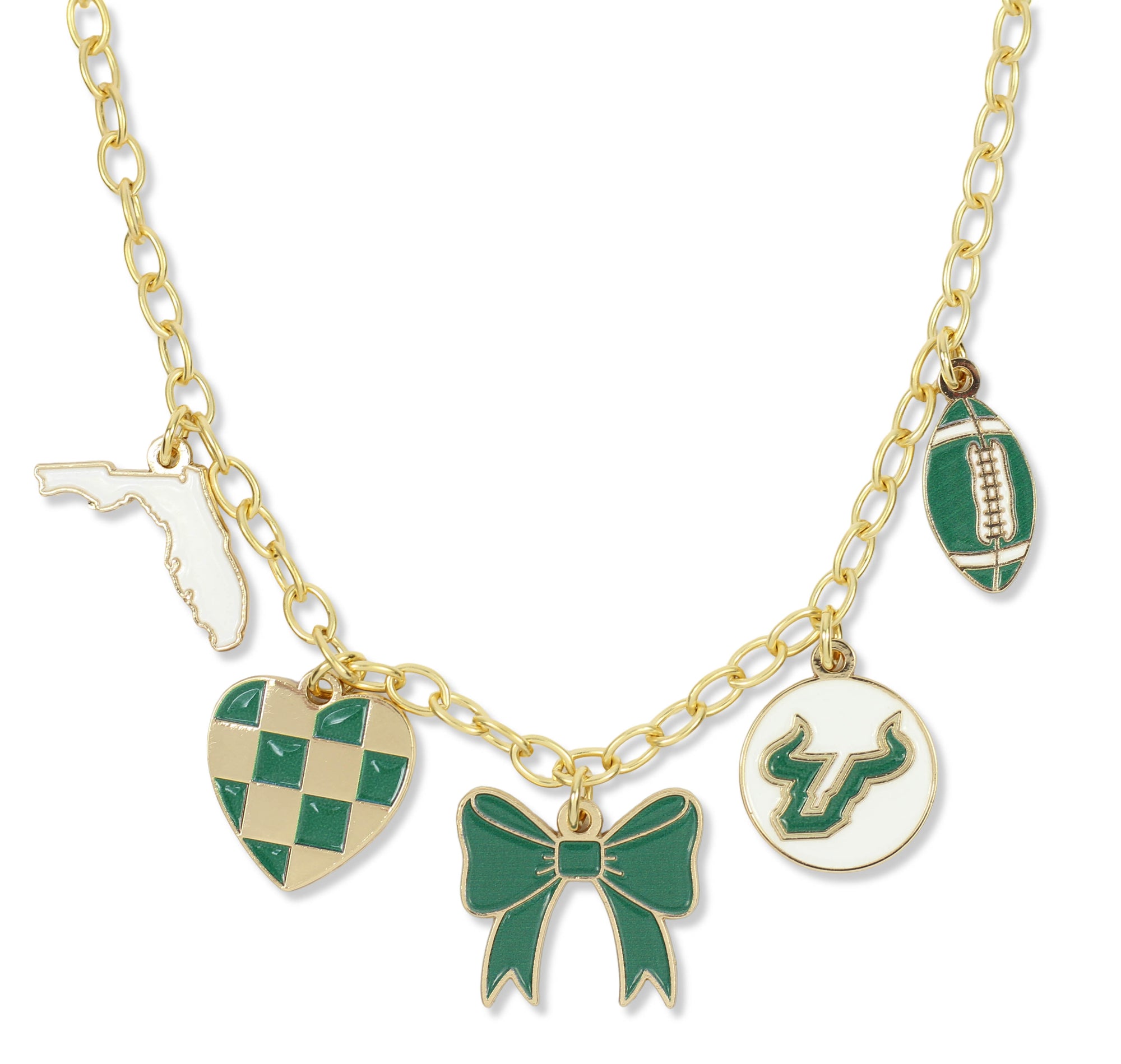 Gameday Charm Necklace - USF Bulls