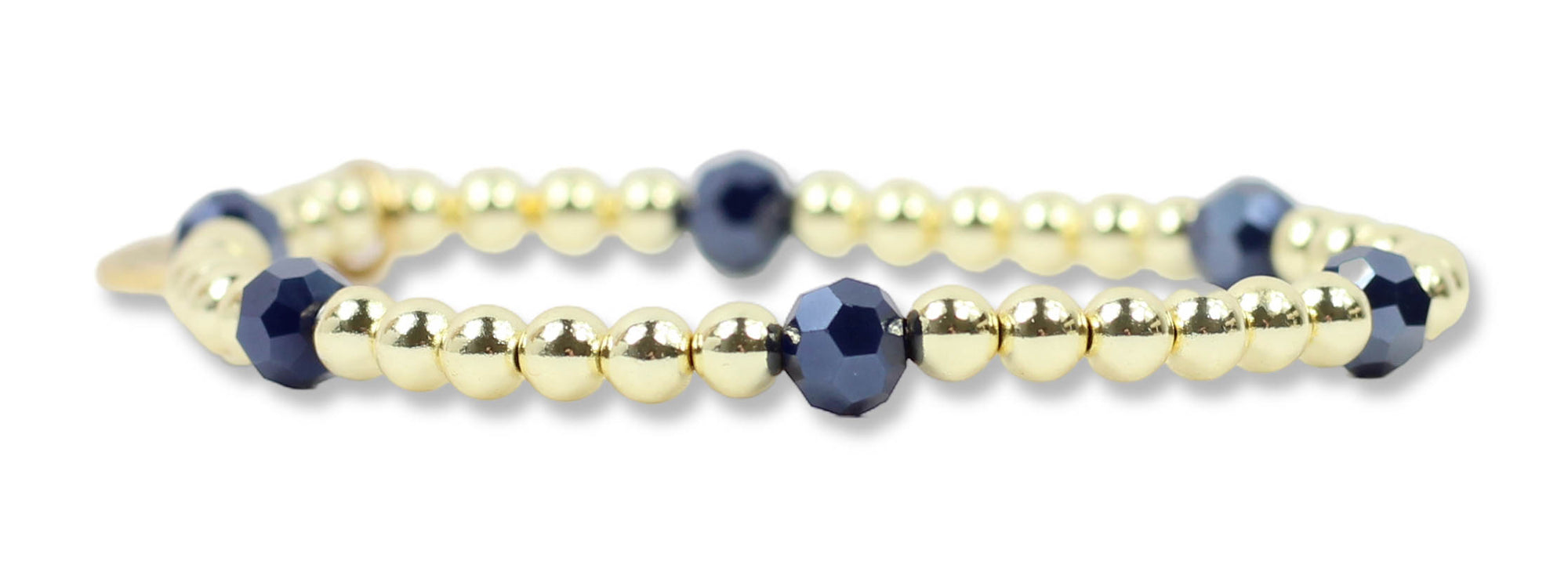 Lexi Stretch Bracelet - Navy Sparkle