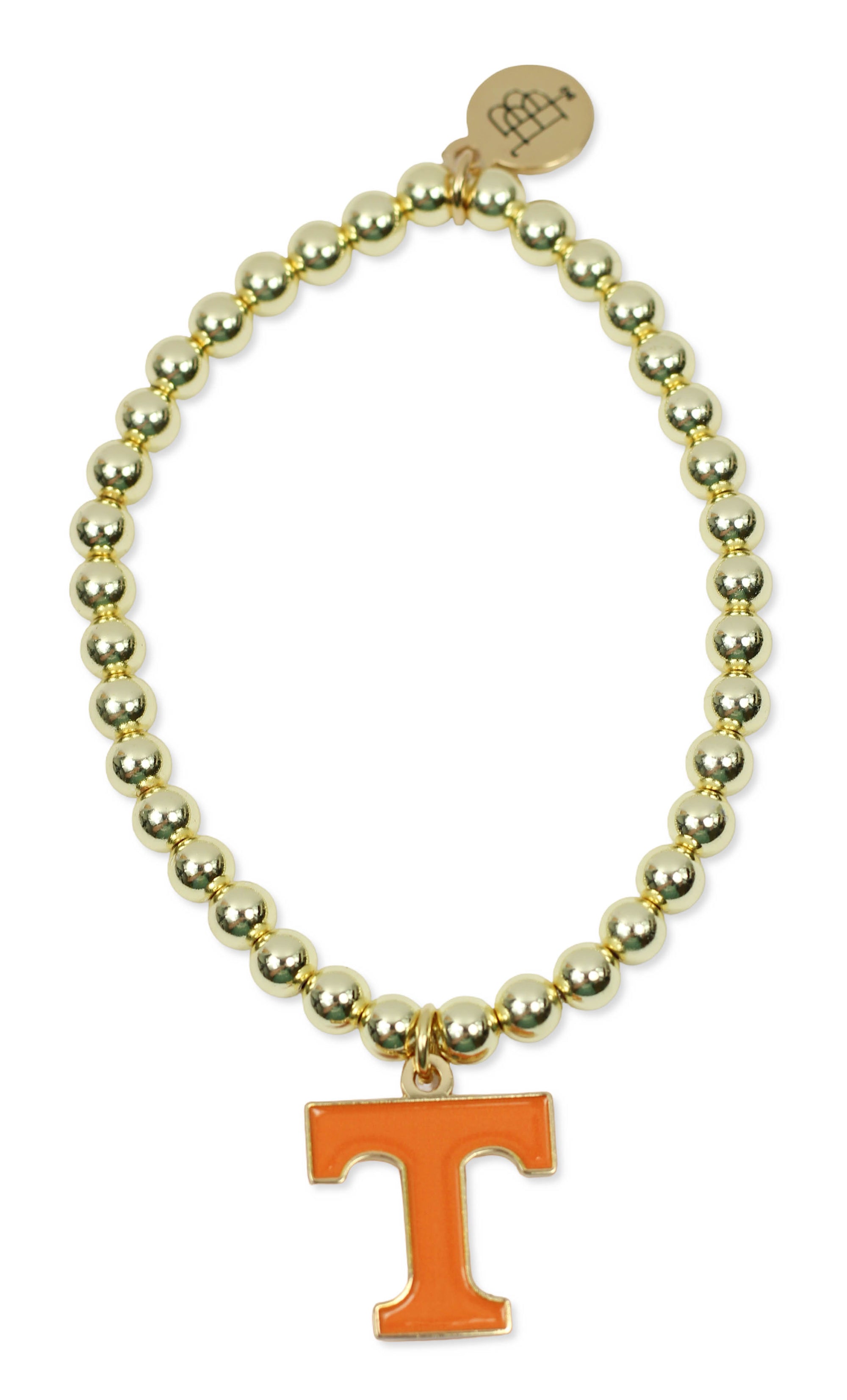 Gold Midi Stretch Bracelet - Tennessee