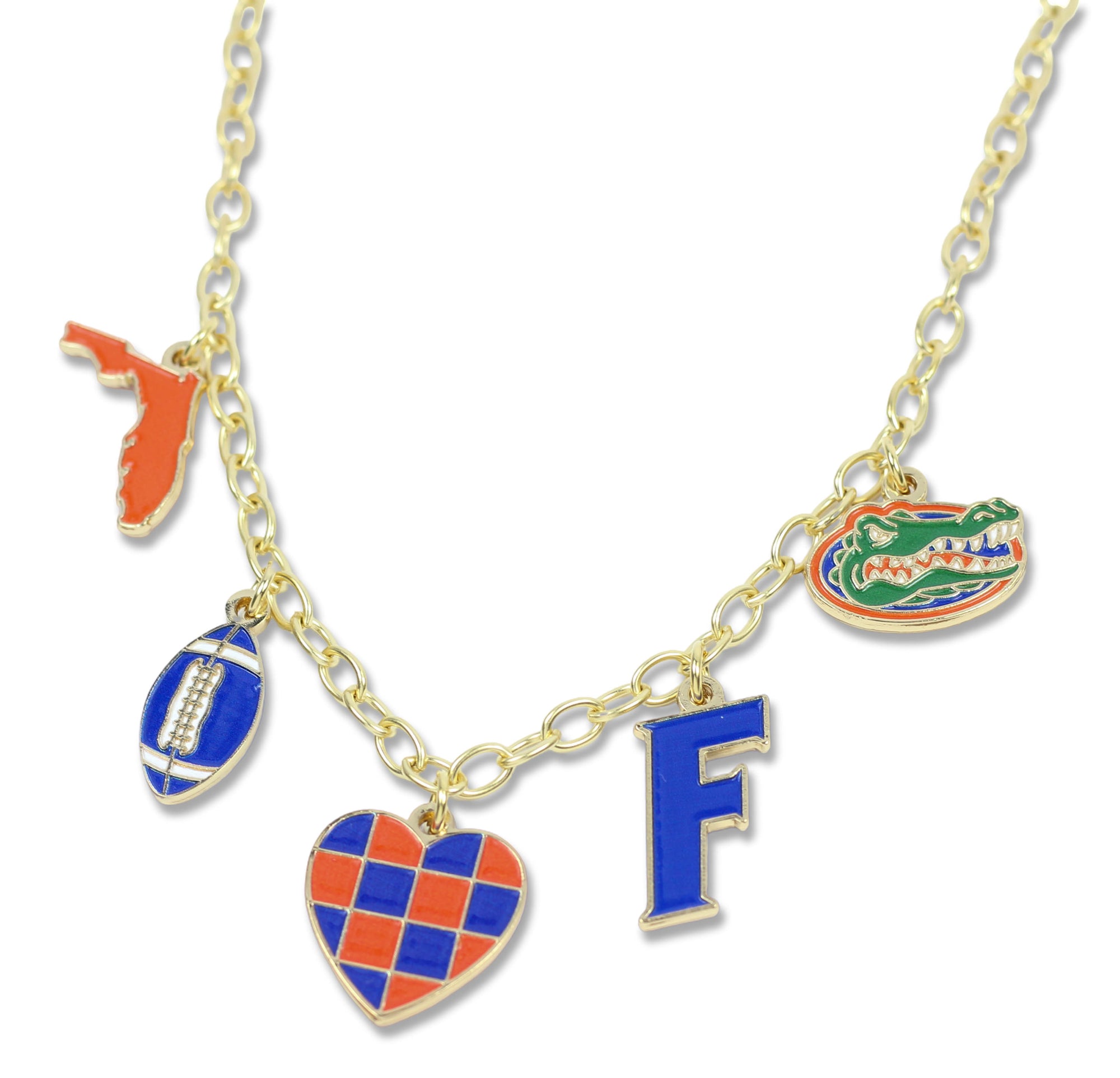 Gameday Charm Necklace - Florida Gators
