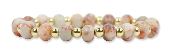 Annie Stretch Bracelet - Fall Jasper