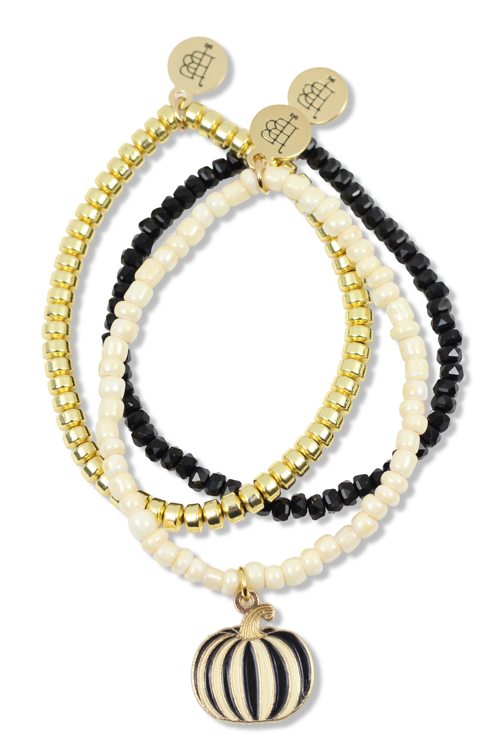 Black Tie Pumpkin Stretchy Stack