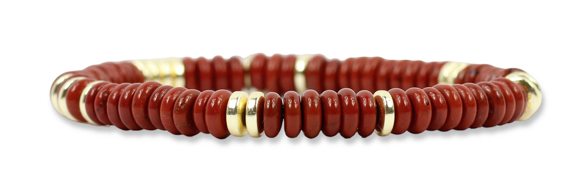 Annie Stretch Bracelet - Rust Slice